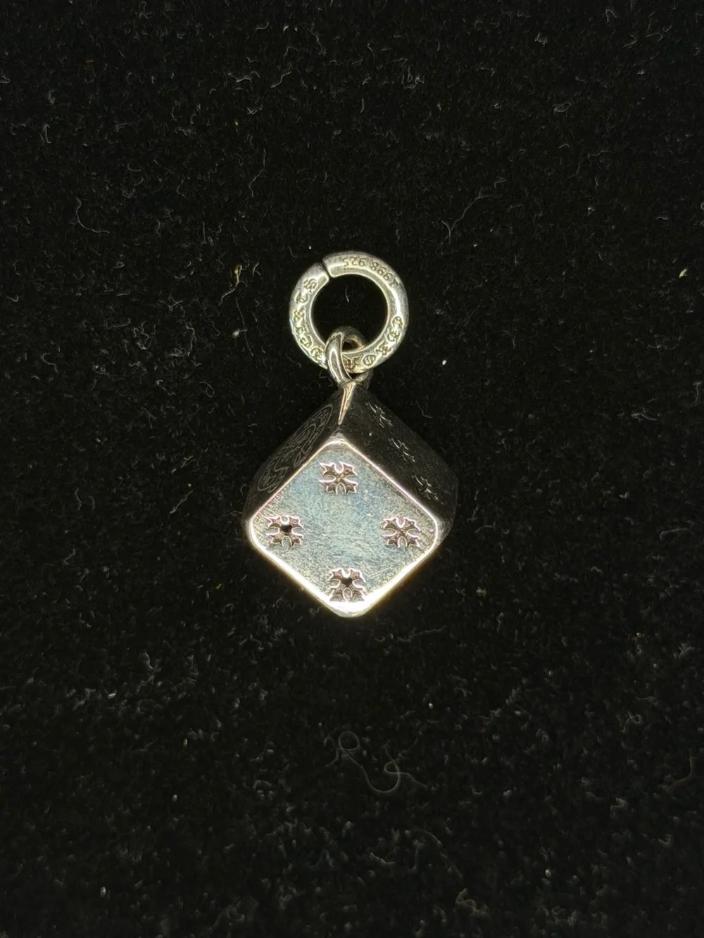 Chrome Hearts Big Dice Horseshoe Unisex Pendant